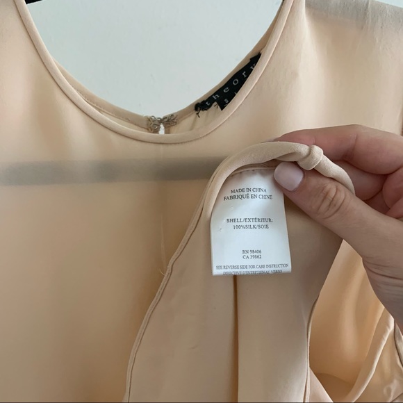 Theory silk tank top. Size small. - Picture 3 of 3